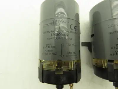 Johnson Controls EP-8000-2 Electro-Pneumatic Transducer 0-10vdc Input Lot of 2