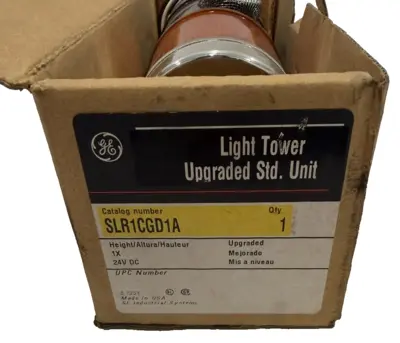 NEW GE SLR1CGD1A LIGHT TOWER 220/240VAC 120VDC