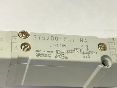 USED SMC PNEUMATIC SOLENOID VALVE 5 PORT 24VDC