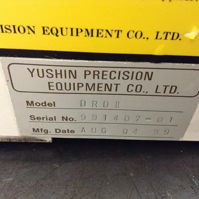 USED YUSHIN PRECISION EQUIPMENT DRDII