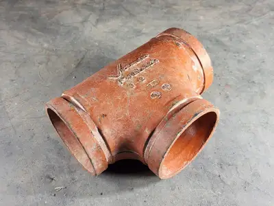 Grooved Tee 3-2, C-E=3.38 in