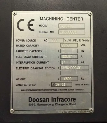 USED 2008 DOOSAN DNM 500