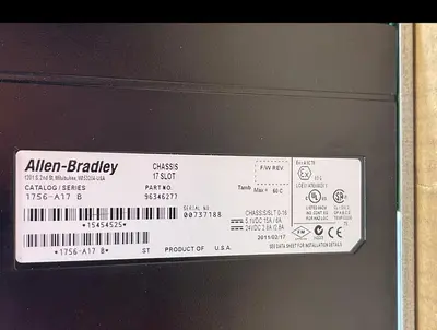 Used ALLEN-BRADLEY ALLEN-BRADLEY 1756-PB72 SER C 1756-A17 SER B Power Supplies | ND Industrial Surplus #1214899