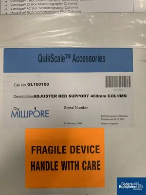USED Millipore Millipore QuickScale 53cm Chromatography Column