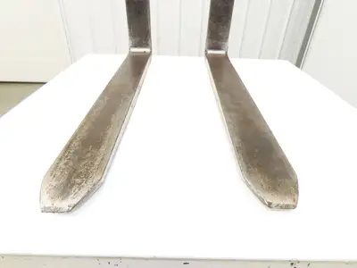 Cascade 1870686 4.75x42" Class 2 Steel Forklift Forks 16" Carriage 1-Pair READ