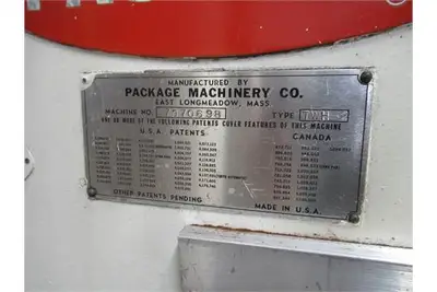 Package Machinery TWH-2 ff&s bagger w/ printer & inline hopper