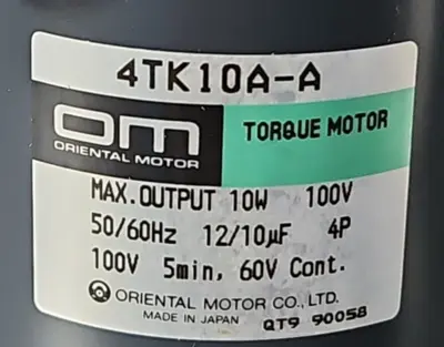 USED Oriental Motor 4TK10A-A
