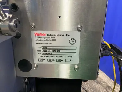 Used 2019 WEBER 4300 L.H. DOMESTIC Miscellaneous Packaging Equipment Ohio US | HGR 24 #1232603