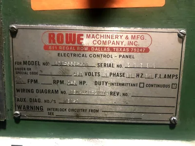 USED 1986 ROWE FDC-553-440