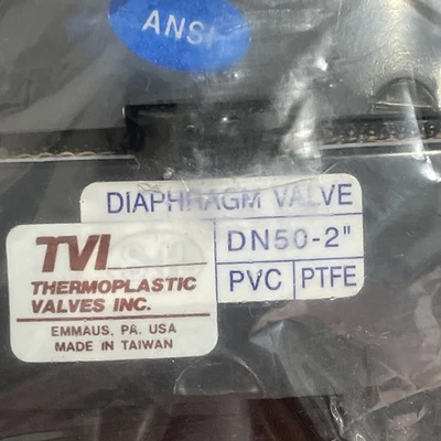 NEW Thermoplastic Valves Inc. DN50
