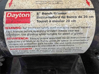 Used DAYTON 4Z909E Pedestal Type Grinders (Double End) Oregon US | MachineryMax #1547124