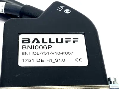 Used Balluff BNI IOL-751-V10-K007 Electrical Fittings Michigan US | Maverick Industrial Sales #1410719