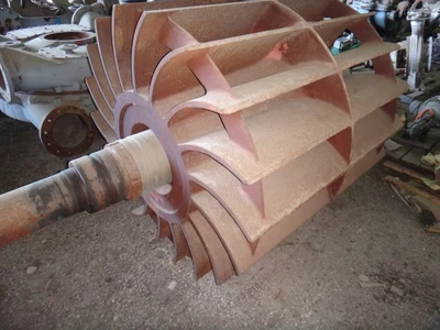 Nash Vacuum Pump L-7 Rotor and Shaft Assembly