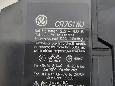 USED GENERAL ELECTRIC CR7G1WJ