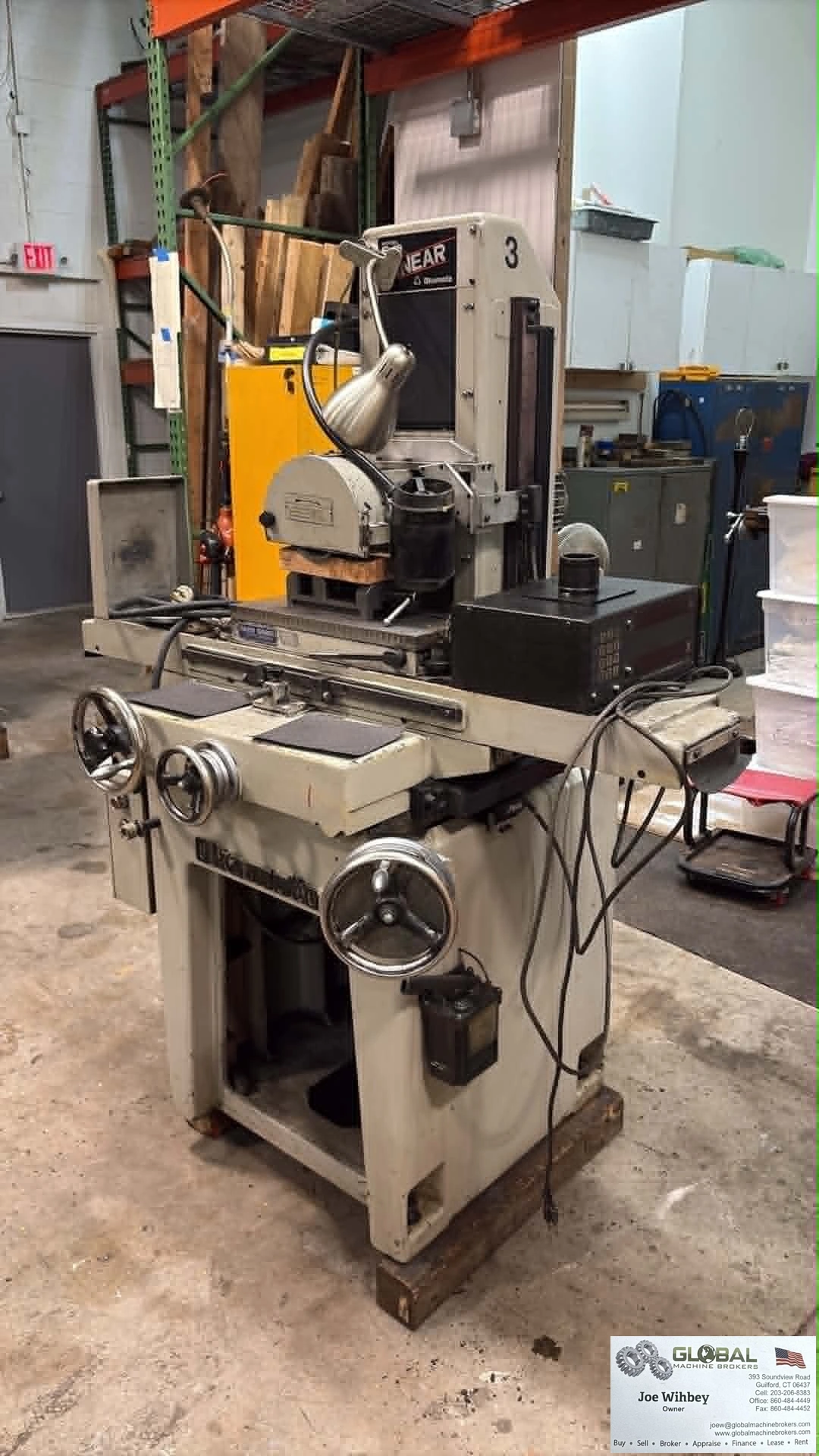 Okamoto PFG-618 Precision Manual Surface Grinder w/DRO 6x18 2HP