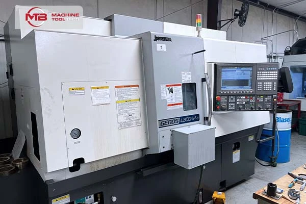 Used 2018 OKUMA GENOS L300-MYW-e X 500 CNC Lathes California US | Machine Tool Bids #380085