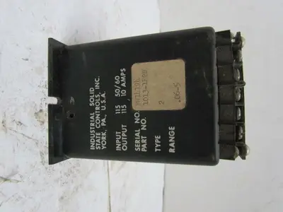 Industrial Solid State Control 1013-1F2B Type 2 .06-5 Range 115V Timer Off delay