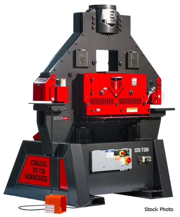 New | Build-to-Order EDWARDS IW120-3P230-A 120-TON Ironworkers Minnesota US | SOMINN MACHINERY SALES #353506