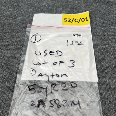 Used Dayton ["5YR20", "8501NR42"] Relays & Switches California US | Davliegogo LLC #1707434