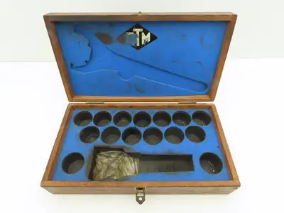ETM ISO40 ER40 15 Collet Chuck Kit 1/8-1" With ISO40 ER40X2.156E Chuck No Wrench