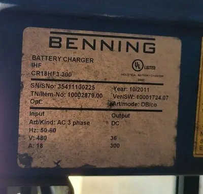 USED 2011 BENNING CR18HF3-300