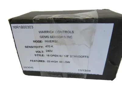 NEW WARRICK CONTROLS 16R1B0-03-03 CIRCUIT BOARD 16R1B0 0303