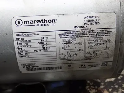 Gast 3/4 Hp Vacuum Pump