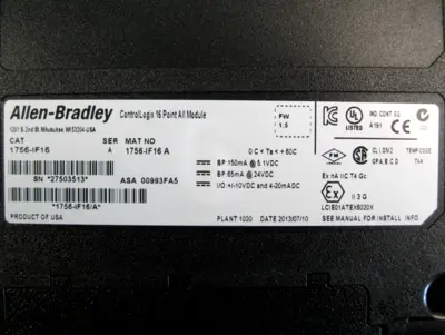 USED Allen-Bradley 1756-IF16H
