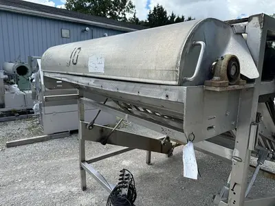 USED MAGNUSON ENGINEERING SHUFFLO FEEDER AND SLICER 54" WIDE