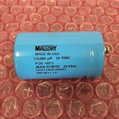 MALLORY 110000 16VDC CGS114U016W4C CAPACITOR