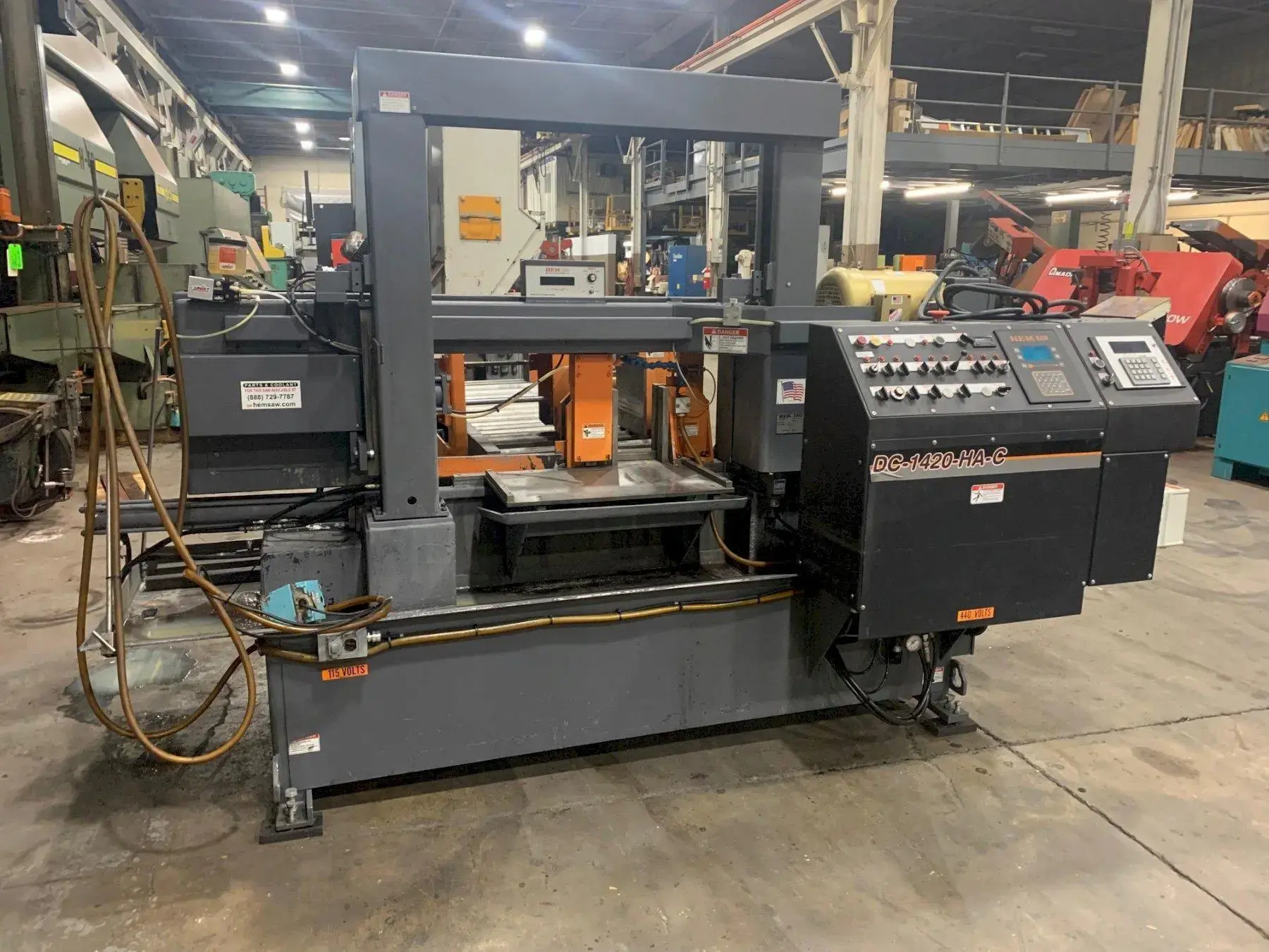 Used 2013 HEM DC-1420HA-C Horizontal Dual Column Band Saws Illinois US | Aucto #1418311