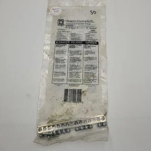New | in-Stock SQUARE D SQUARE D PK12GTA CIRCUIT BREAKER ACCESSORIES,GROUND BAR ASSEMBLY,TOP MOUNT,12 TERMINALS Circuit Breakers | ND Industrial Surplus #1222063