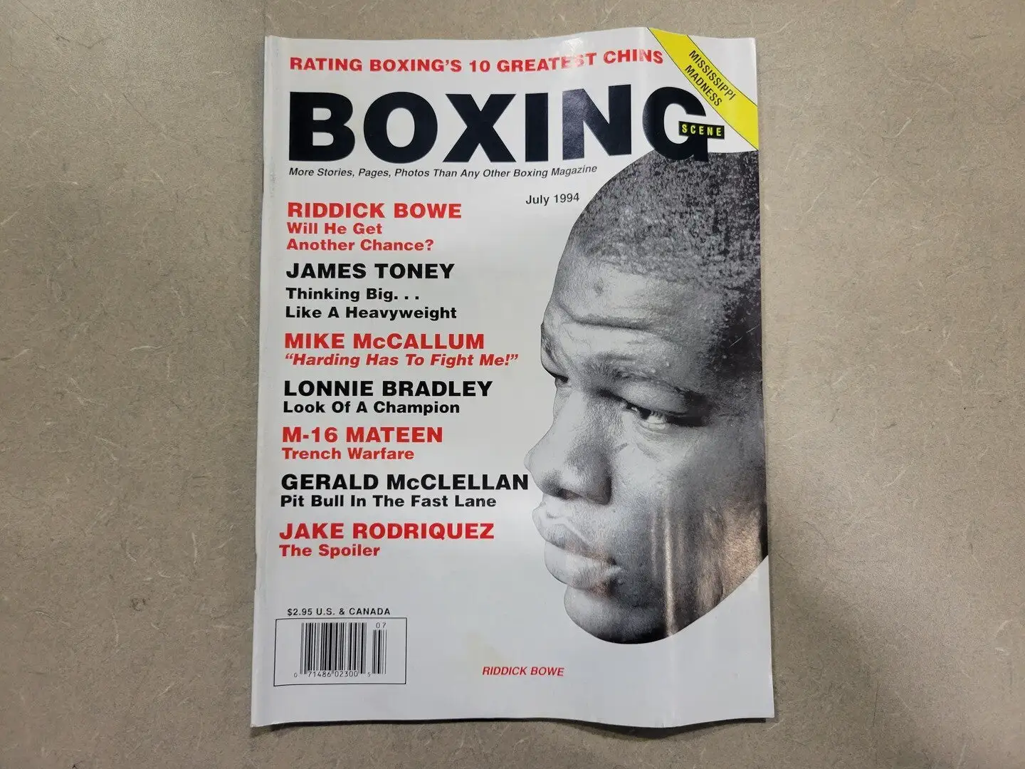 USED BOXING SCENE JULY 1994