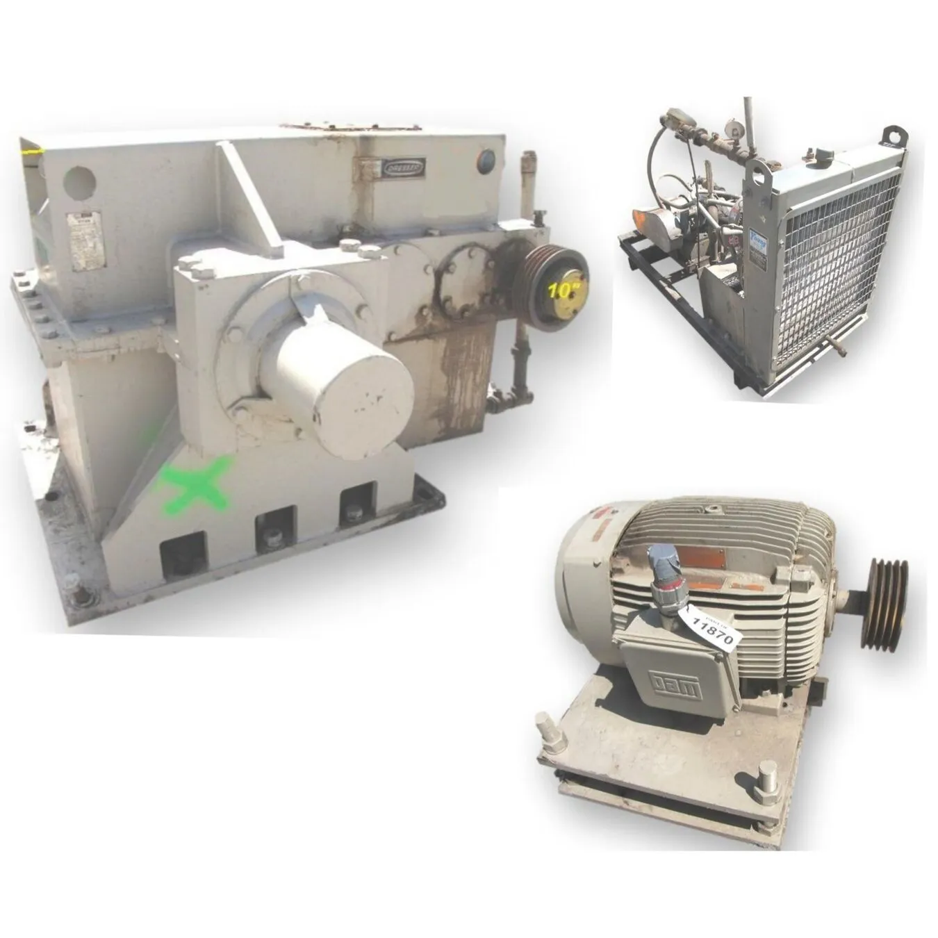 USED FOOTE-JONES DRESSER 1803 HLE PUMPING UNIT GEAR REDUCER 75HP