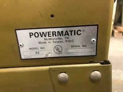 3359-600 10″ Powermatic Artisan Table Saw 20″ x 27″ Model 63