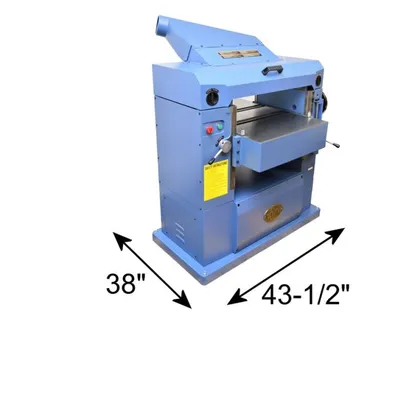 Oliver 22” Planer with HCX Helical Cutterhead – 4455.75T – 7.5HP, 1Ph