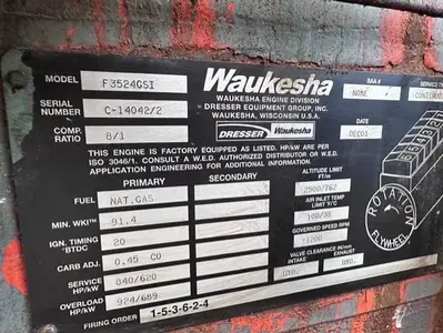 USED WAUKESHA F3524GSI