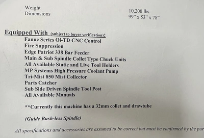 2014 TSUGAMI B0385L Swiss Type Automatic Screw Machines | Liberty Machine Works LLC (16)