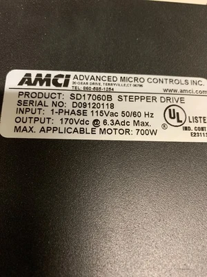 USED ADVANCED MICRO CONTROLS SD17060B
