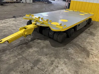 200,000 LBS x 144" x 78" HEAVY DUTY ROLLING TRANSFER CART: YOBRO #23996