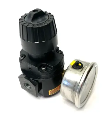 USED WILKERSON MODULAR PRESSURE REGULATOR, FULL FLOW PORTS 1/4" NPT