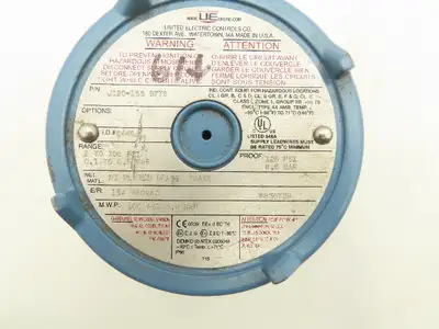 United Electric Controls J120-156-9778 Pressure Switch Model 156 480VAC 15A 100PSI 3/4"NPT