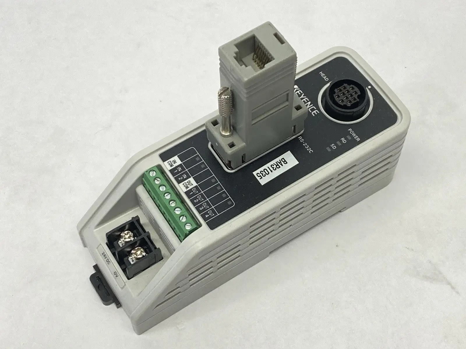 Used KEYENCE Dedicated Communication Module 24VDC RS-232C Type PLC Processors Michigan US | Maverick Industrial Sales #1395309
