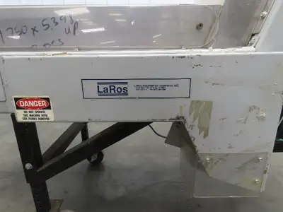 LaRos Finger Separator Conveyor Pin Style Part/Runner 115V Variable Speed Drive