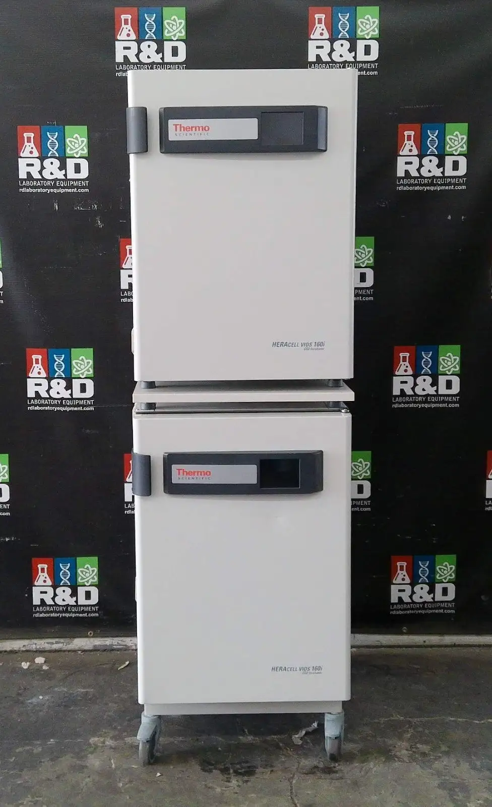 Thermo HERAcell Vios 160i Double Stack Copper Lined CO2 Incubators (2015)