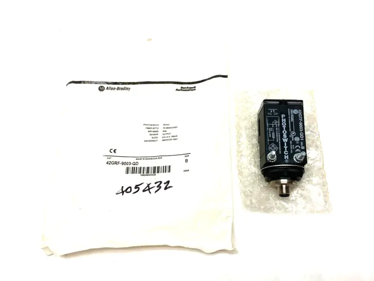 Used ALLEN-BRADLEY SER. B PHOTOSWITCH FIBER OPTIC SENSOR, INFRARED Photoelectric Sensors | Maverick Industrial Sales #1103078
