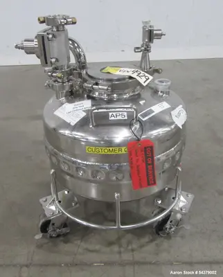 Used Alloy Products 8.4 Gallon Jacketed Tank – 316L Stainless Steel Pressure Vessel
