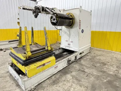 15,000 LBS X 18" X 0.310" COE PRESS EQUIPMENT FEED LINE, COIL REEL & CAR WITH STRAIGHTENER: STOCK #23438
