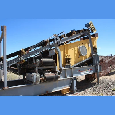 USED 2007 TRIO IMPACT CRUSHER APS4034

150 HP DRIVE MOTOR
MAX FEED 16”