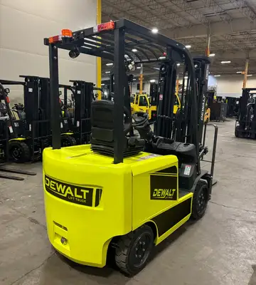 Used 2026 Dewalt Lift Truck DEC4-25 4-Wheel Sit down Electric Counterbalance Forklifts New York US | United Lift #1446815